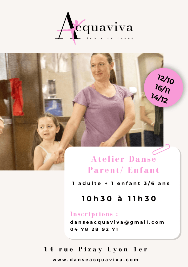 Atelier danse PARENT ENFANT